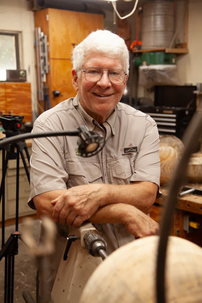 John Williams in his Studio