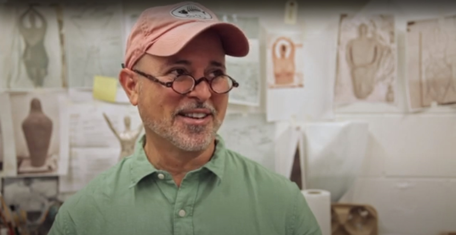 Todd Fox in his Studio