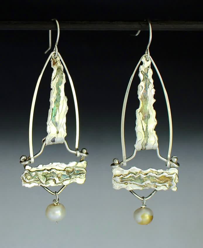 Nature Inspired Sculptural Earrings