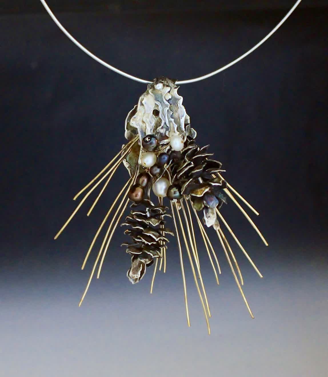 Pine Cluster Sculpture and Slider